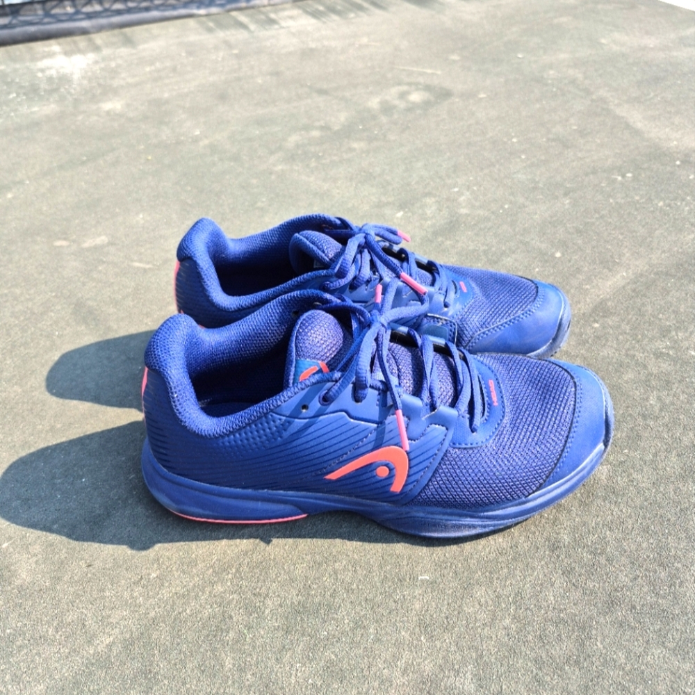 Head Revolt Tennis Court Shoes Blue Coral Athletic Sneakers 40 8.5